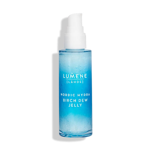Lumene Nordic Hydra [Lähde] Birch Dew Jelly - Dual Hydrating Serum Face Moisturizer with Hyaluronic Acid and Nordic Birch Sap - Faily Face Serum for Dry Skin and All Skin Types (1.7 fl oz)